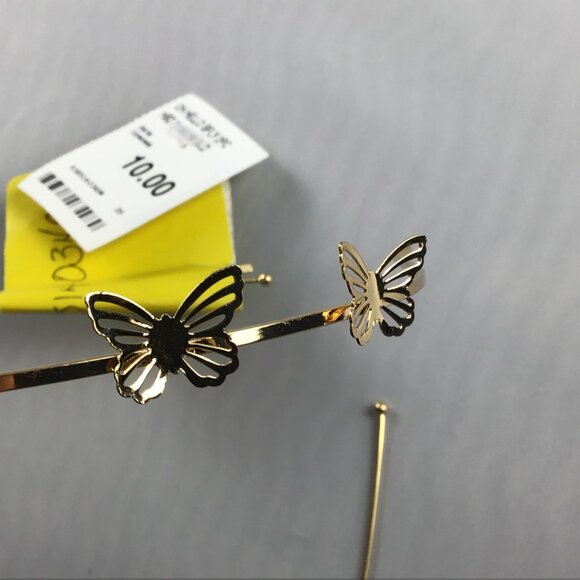 Oh Hello, Nickel Free, 8 Pair set of Earrings and 2 Golden Tone Headband Bundle - Picture 4 of 10